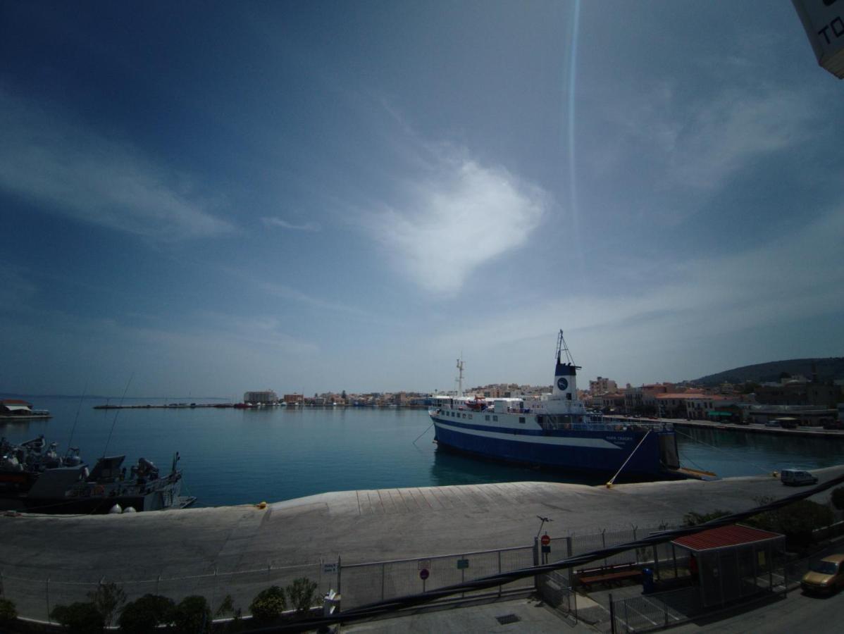 Omiros Rooms Chios Town Exteriör bild